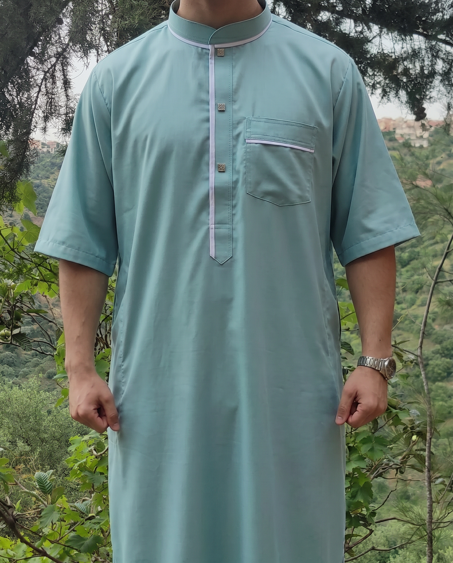 demi manche قميص مقاس كبير